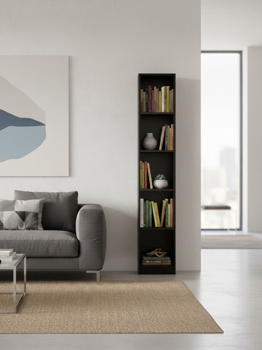 Bibliothek Eliot 5s Wenge 30x30x180cm