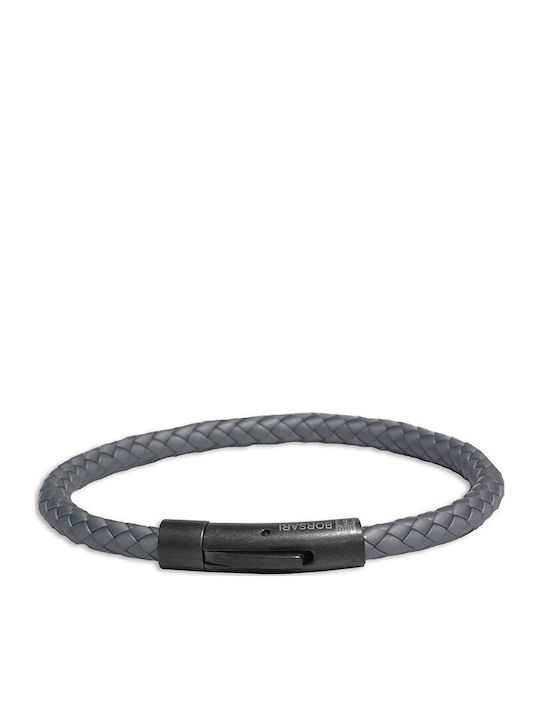 Borsari Men's Leather Bracelet