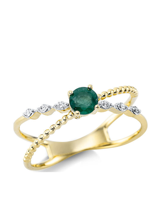 Diamond Group Femeie Inel cu Diamant 18K