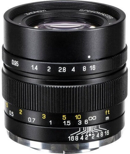 Mitakon Crop Obiectiv Foto SpeedMaster 35mm f0.95 Mark II Fix pentru Montura Magazin online Sony E Black