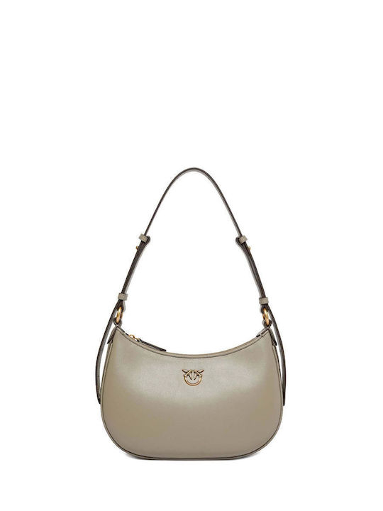 Pinko Leather Women's Bag Shoulder Gray