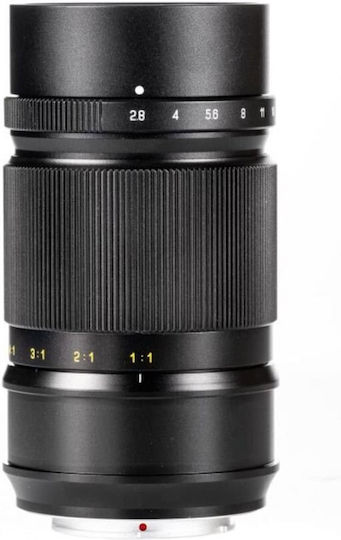 Mitakon Crop Obiectiv Foto Creator 85mm F2.8 1-5X Super Macro APO Macro pentru Montura Fujifilm X Black