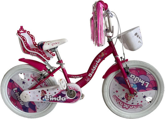 Belderia Linda 18" Kids' City Bicycle With Aluminum Frame Pink
