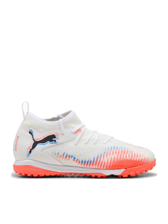 PUMA Future 8 Match Футболни Обувки с Гумена Подметка Бели