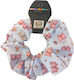 Handgemachtes Haargummi Scrunchies Weiches Hellblau Lila Mit Schmetterlingen