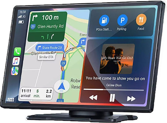 W519 9 Ιντσών Ασύρματη Οθόνη Αυτοκίνητο Gps Navigation Mirror Link Voice Control