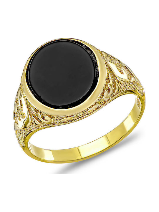 Kiriakos Gofas Ring made of Gold 14K