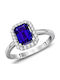 Kiriakos Gofas Damen Ring mit Diamant aus Weißgold 18K