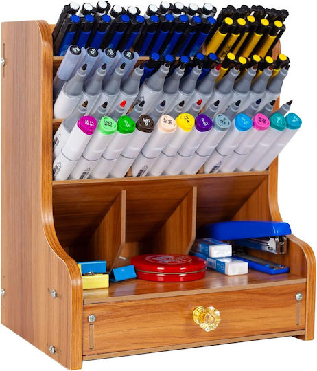 Multifunctional Wooden Office Organizer Drawer 20x15x25 cm