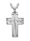 Kiriakos Gofas Herren Kreuz aus Stahl mit Kette