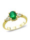 Kiriakos Gofas Femeie Inel cu Diamant din Aur 18K