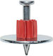 Bht8233 Nägel 100τμχ Mit Dämmfolien 25mm Metallische Rändelung 25mm & Dämmung Rote Bat6300 Bormann 076377