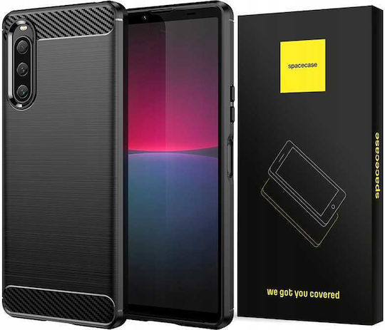 Spacecase Carbon Back Cover Black (Xperia 10 V)
