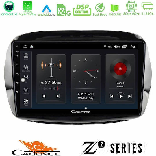 Bizzar Car Audio System for Honda FR-V 2004-2009 (Bluetooth/USB/WiFi/GPS/Apple-Carplay/Android-Auto) with Touch Screen 10"