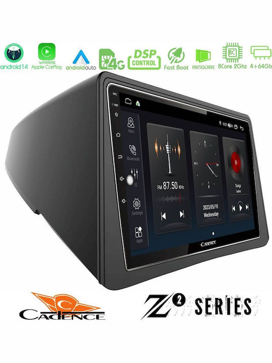Bizzar Car Audio System for Opel Mokka 2013-2015 (Bluetooth/USB/WiFi/GPS/Apple-Carplay/Android-Auto) with Touch Screen 9"