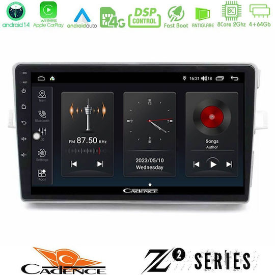 Bizzar Car Audio System for Toyota Verso 2009-2018 (Bluetooth/USB/WiFi/GPS/Apple-Carplay/Android-Auto) with Touch Screen 9"