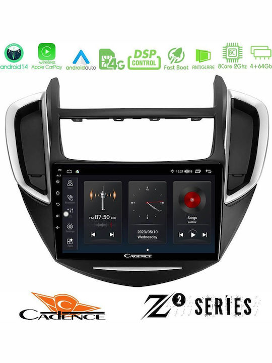 Bizzar Car Audio System for Chevrolet Trax 2013-2020 (Bluetooth/USB/WiFi/GPS/Apple-Carplay/Android-Auto) with Touch Screen 9"