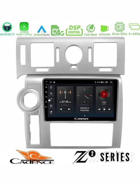 Bizzar Car Audio System Hummer H2 2008-2009 (Bluetooth/USB/WiFi/GPS/Apple-Carplay/Android-Auto) with Touch Screen 9"