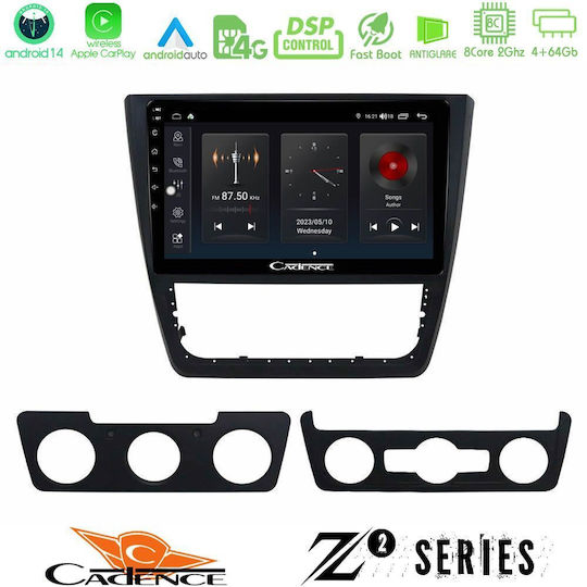 Bizzar Car Audio System for Skoda Yeti 2009 2016 (Bluetooth/USB/WiFi/GPS/Apple-Carplay/Android-Auto) with Touch Screen 10"