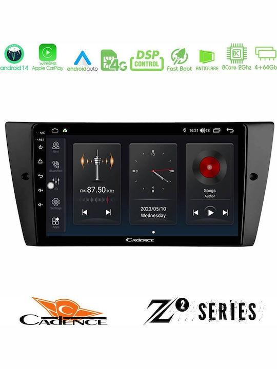 Bizzar Auto-Audiosystem für BMW E90 2006-2011 (Bluetooth/USB/WiFi/GPS/Apple-Carplay/Android-Auto) mit Touchscreen 9"