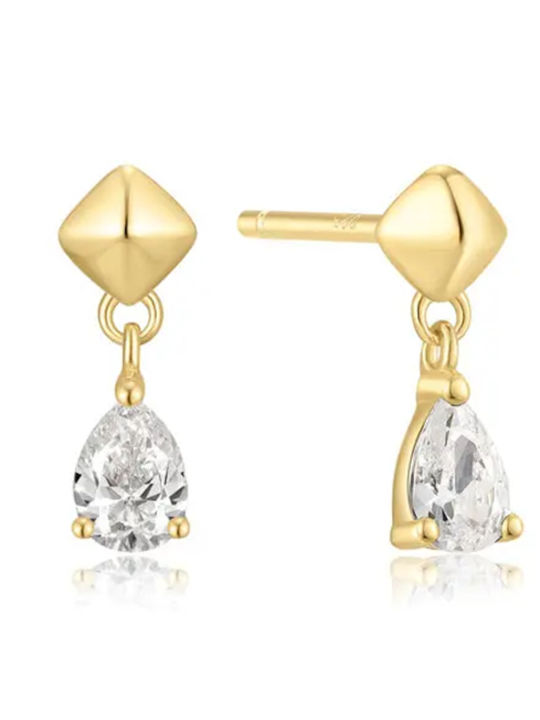 Ania Haie Earrings made of Silver Gold Plated with Stones
