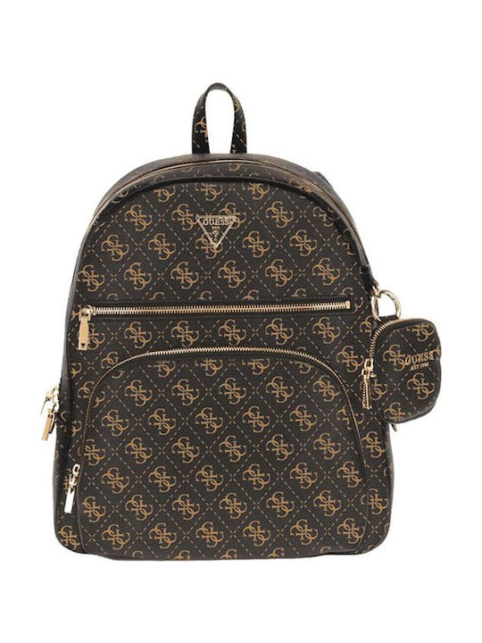 Guess Power Play Women's Bag Backpack Brown