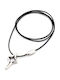 Irmelia Black Men's Cross with Chain