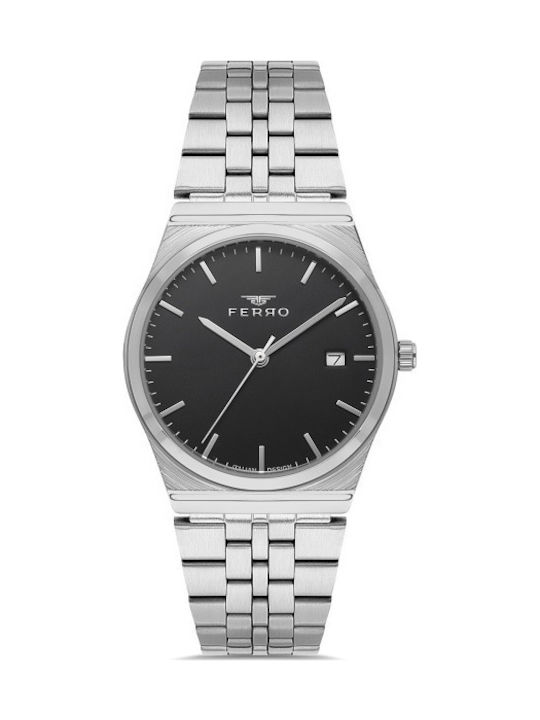 Ferro Men's Watch 36mm Battery with Silver Meta...