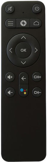 KAL Electronics Съвместим Дистанционно управление за телевизор 0149PLUS за Τηλεοράσεις Cosmote TV