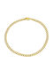 Senzio Belibasakis Two-tone Chain Hand made of Gold 14K