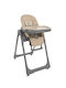 Kikka Boo Pastello 2 Foldable Baby Highchair with Adjustable Height Beige
