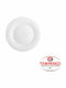 Cok Spain Plate Shallow White with Diameter 20cm 12pcs