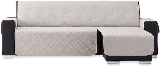 Sofazip Husă Elastică Canapea de colț Ecru 280εκ. 1buc SZMATC280IVORY