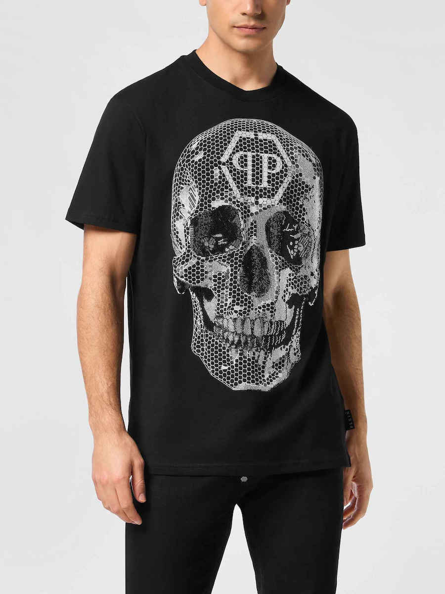 Tシャツ・カットソー PHILIPP PLEIN Men T-shirt Black FACCMTK6188PJY002N 02 20250909225457_philipp_plein_t