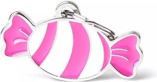 Dog ID Tag My Family Food Candy Caramel Myfamily