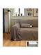 Linea Home Decken & Couchdecken Viersitzer-Sofa Überwurf Chenille 180x320cm Mokka