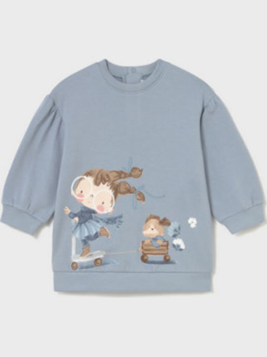 Mayoral Children's Dress Light Blue