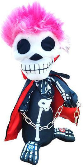 Halloween Skeleton Doll Sound Movement & Pink LED Lighting