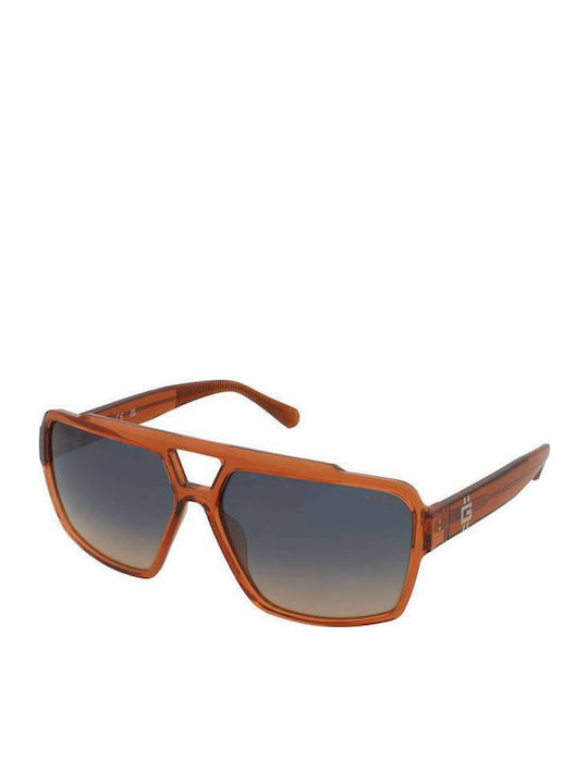 Guess Unisex Sunglasses with Brown Plastic Fram...