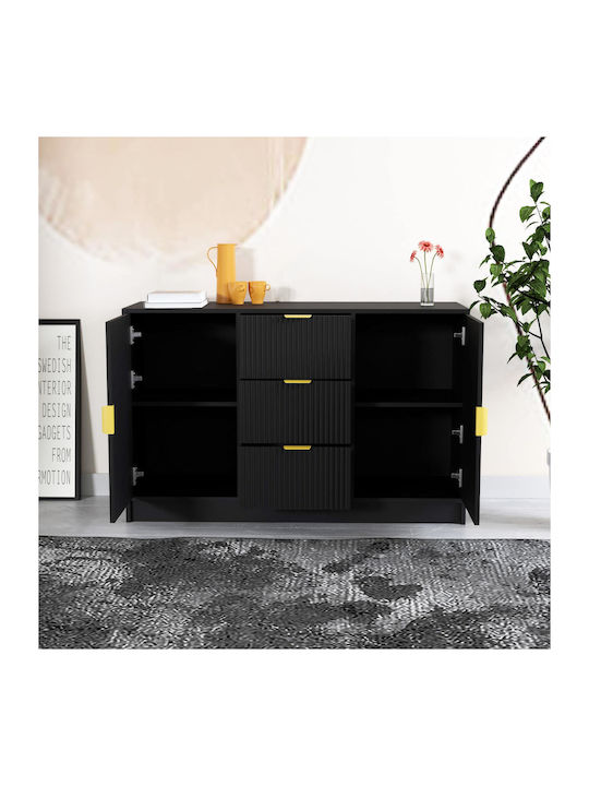Bufet Allegro Negru 118x40x75cm