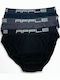 Men's Slips Anthracite with Patterns 3Pack