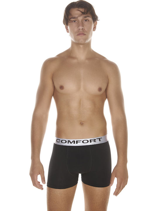 Comfort Ανδρικά Μποξεράκια Γκρί 4Pack