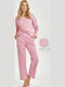 Taro Summer Women's Pyjama Set Pink