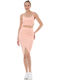 Susanne Midi Women's Skirt Pink