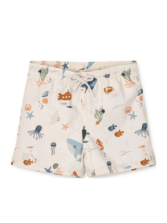 Liewood Duke Sea Creature Sandy Kids Swimwear Swim Shorts Sandy LW17598 Sea Creature 128cm
