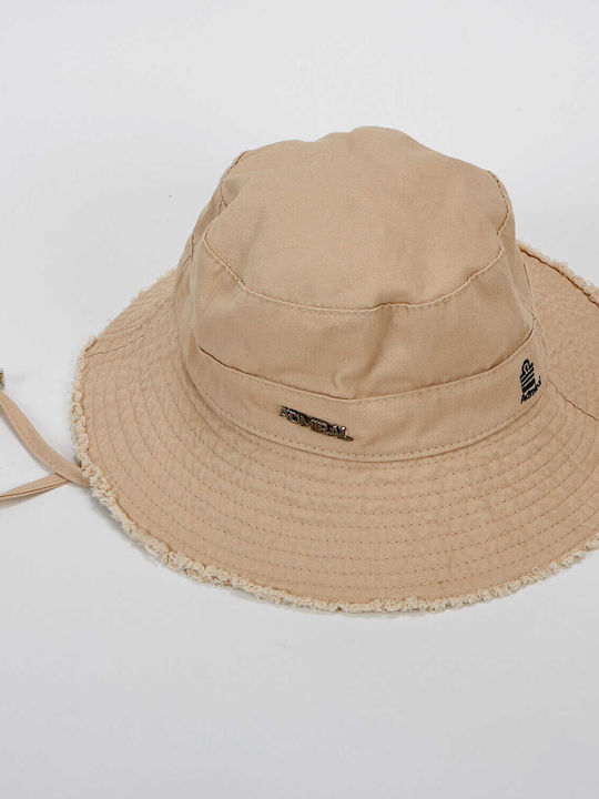 Admiral Fabric Men's Hat Bucket Style Beige