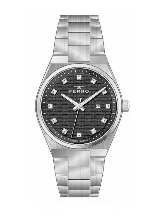 Ferro Men's Watch 32mm Battery with Silver Meta...