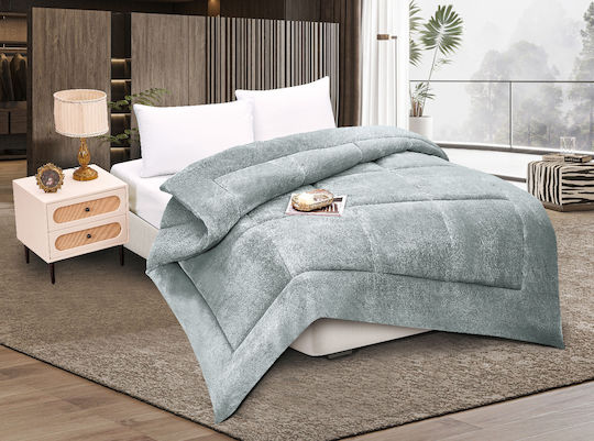 Silk Fashion Κουβερτοπάπλωμα Μονό 160x220εκ. Silver Grey 320 GSM