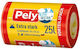 Trash Bags Capacity 25lt with Drawstring 50x50cm Transparent