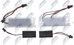 NTY Kennzeichenbeleuchtungen LED für Fiat Punkt / Großer Punkt 1Stück NTY Kennzeichenbeleuchtungen LED für Fiat Punkt / Großer Punkt 1Stück